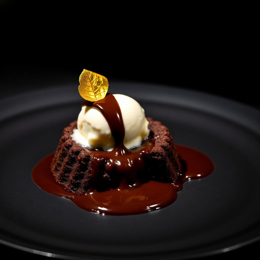 Molten Gold Cake